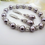 Thumbnail: Pearl and Crystal Wedding Bracelet and Earrings Set BRSTPL2011