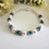 Thumbnail: Pearl and Blue Zircon Crystal Bracelet BRTHBR1015