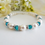 Thumbnail: Pearl and Blue Zircon Crystal Bracelet BRTHBR1015