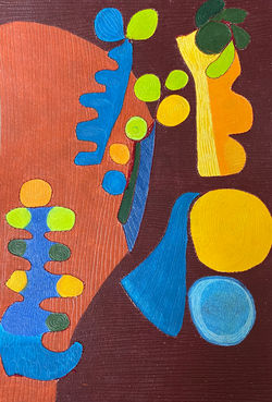 Studio Study | Colouring Pencil, Oil Pastel ,Cotton Thread