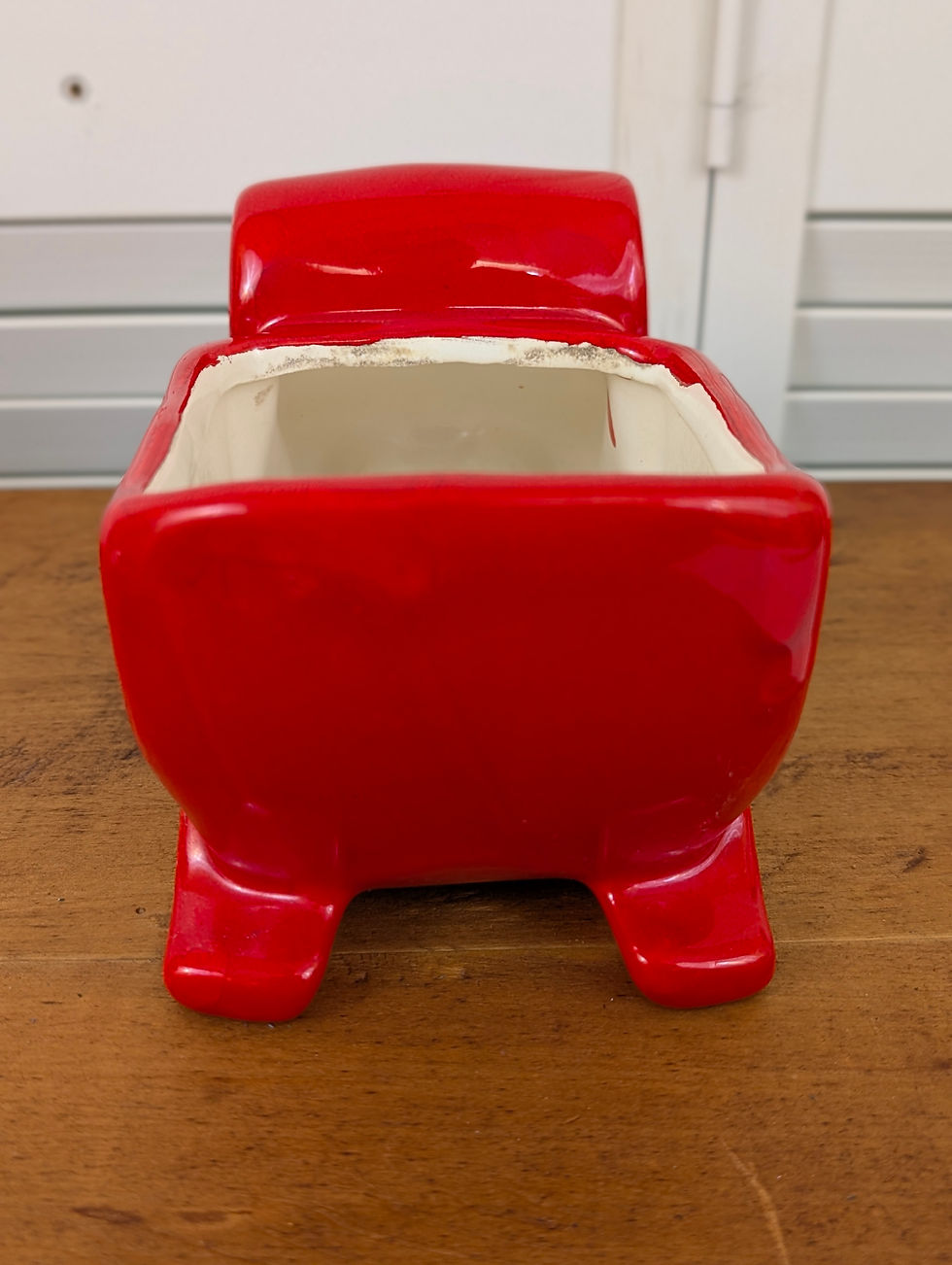 Thumbnail: Vintage Red Sleigh Planter