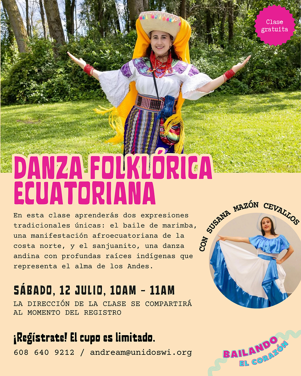 Bailando el Corazón: Clase de Danza Folklórica Ecuatoriana