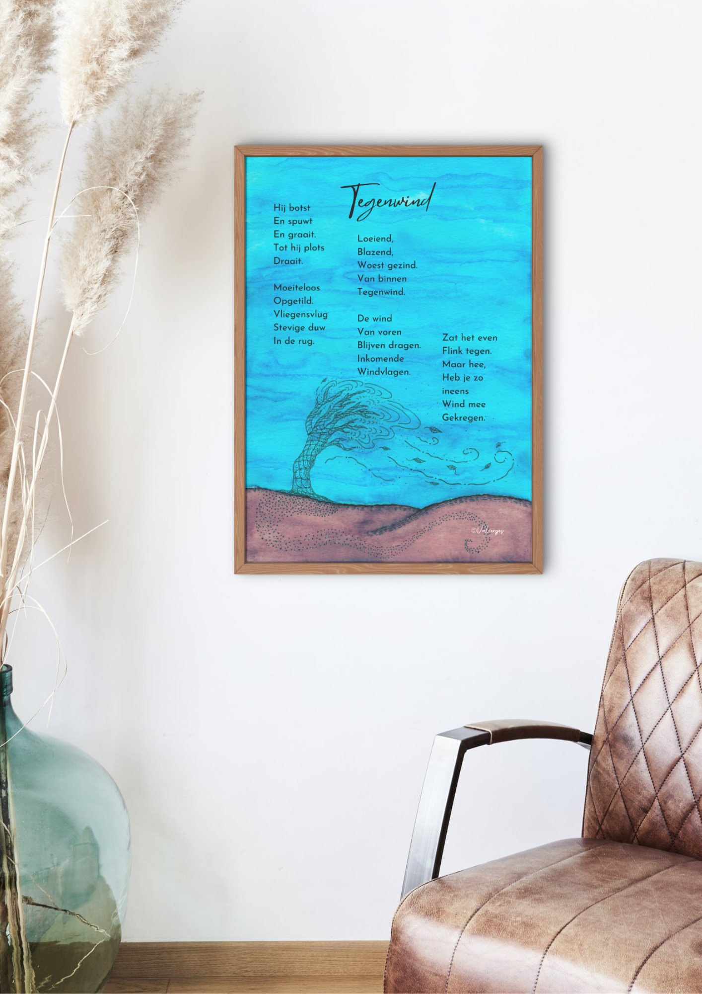 Artprint - Tegenwind