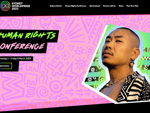ASIAN LGBTI+ SCHOLARSHIPS - HUMAN RIGHTS CONFERENCE, SYDNEY WORLD PRIDE FESTIVAL
