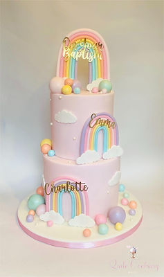 Rainbows Birthday Cake