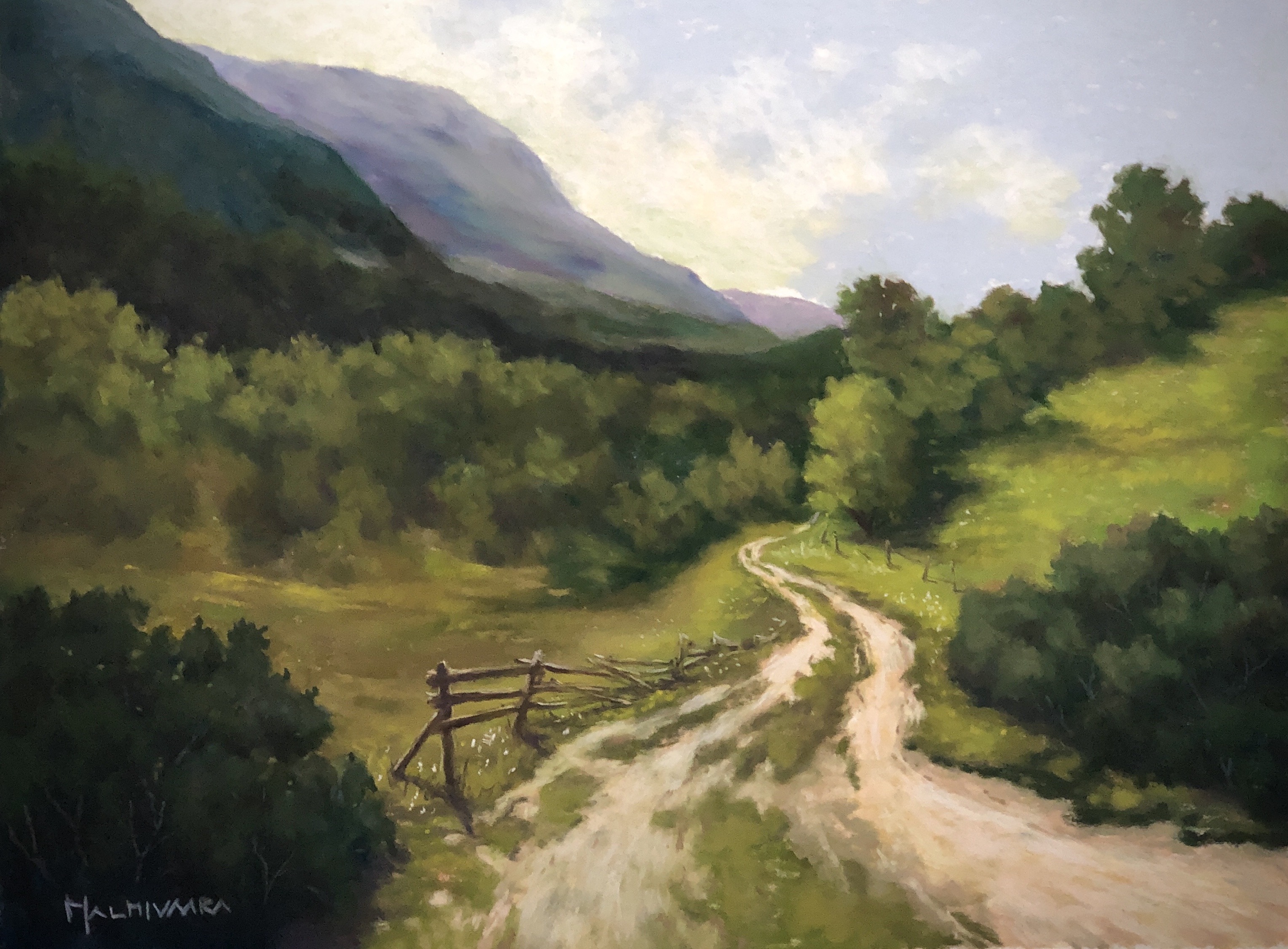 Slopes of Cezanne's mountain