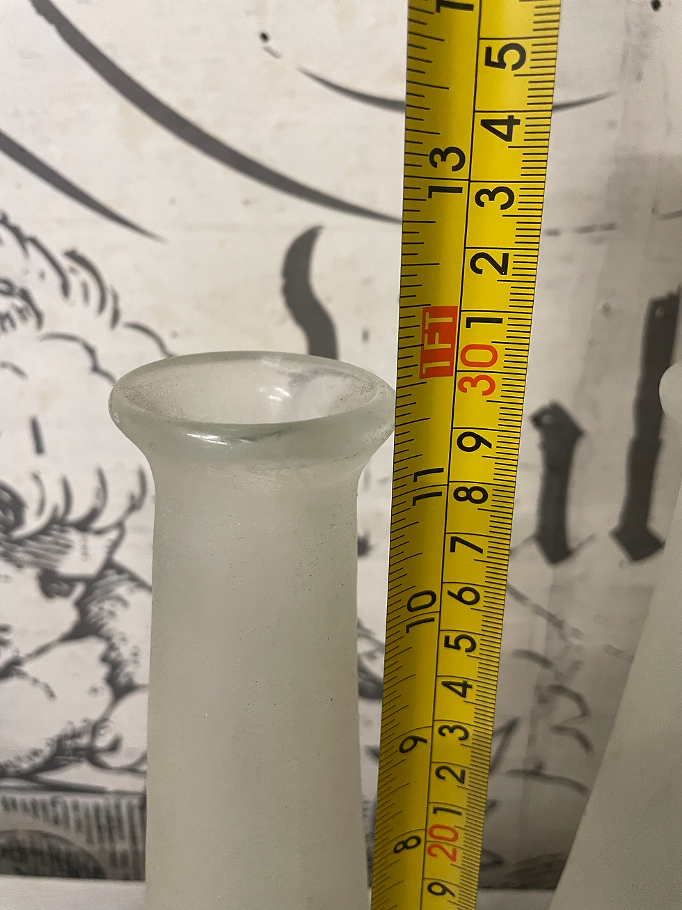 Thumbnail: Glass vase - opaque & crackle 