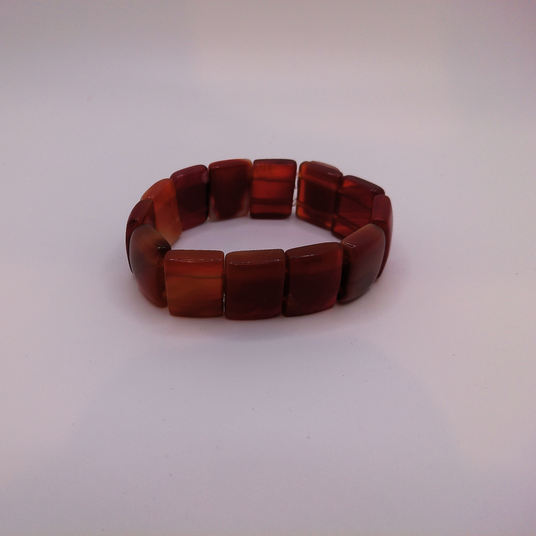 Carnelian Bead Bracelet