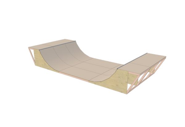 Four foot tall mini ramp
