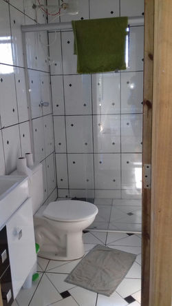 Banheiro no piso superior