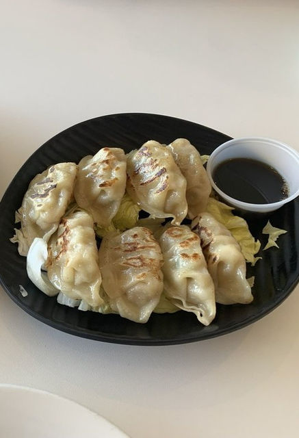 Potstickers with sauce