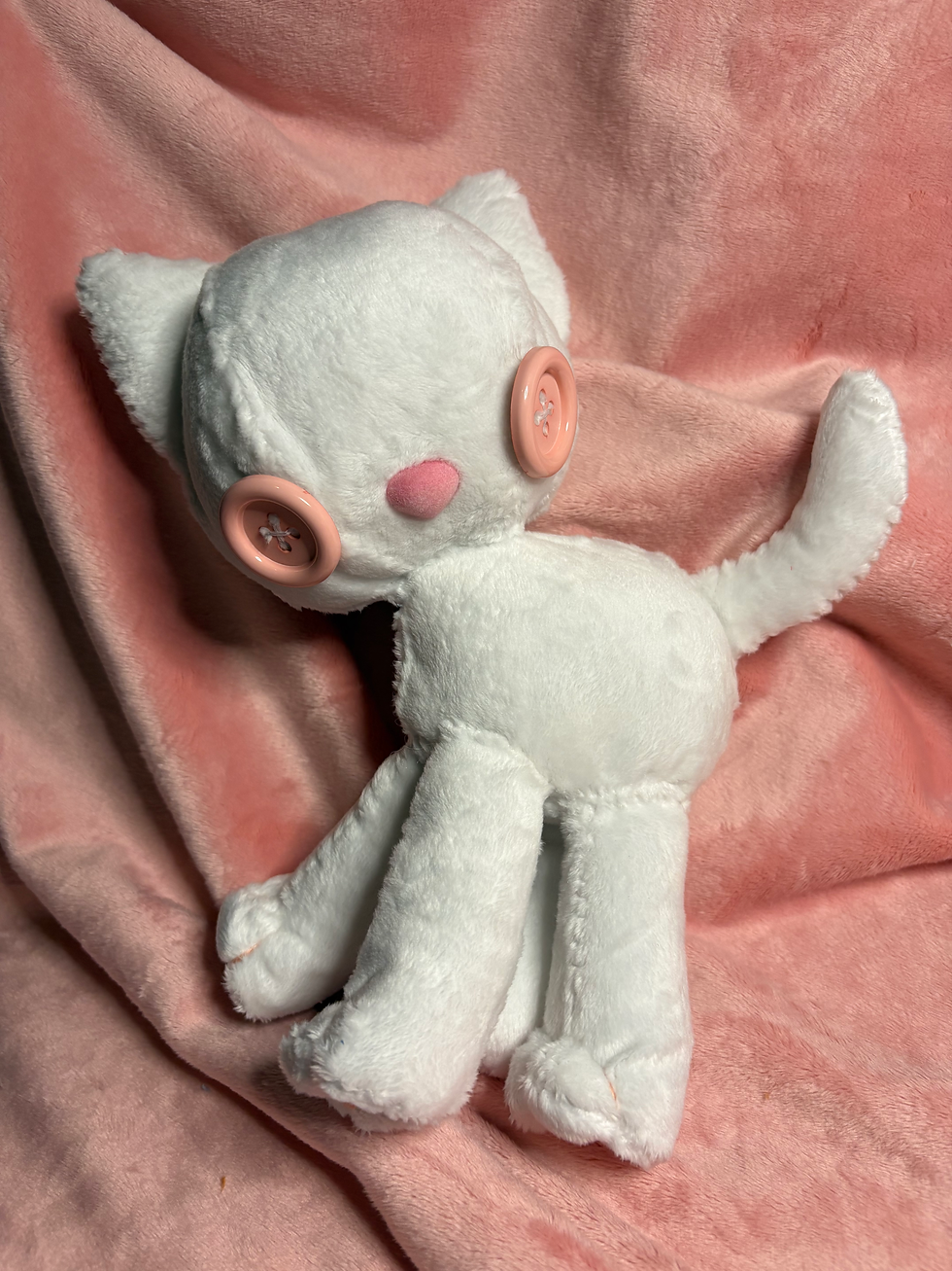 Thumbnail: Snowflake Kitty Plushie