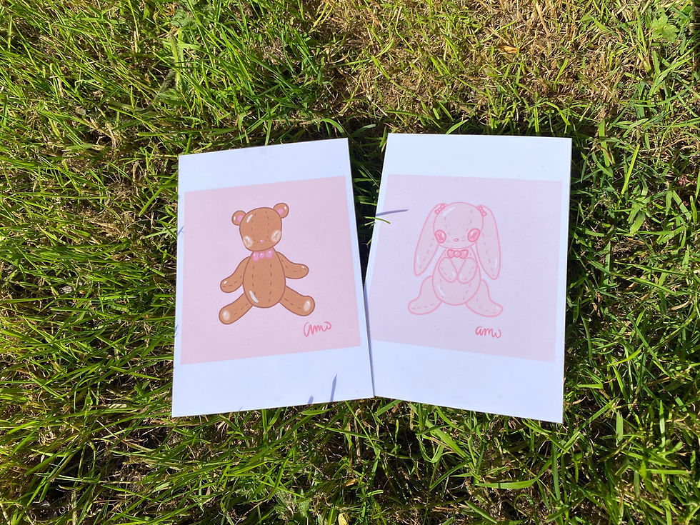 Thumbnail: Mini Pink Bunny Print