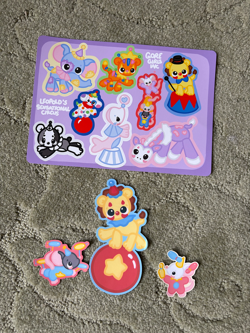 Thumbnail: Leopold’s Sensational Circus Sticker Sheet 