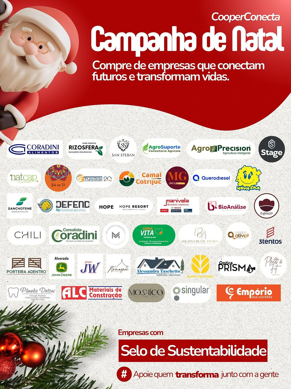 🎄 Campanha de Natal Cooperconecta: Compre de Quem Conecta Futuro