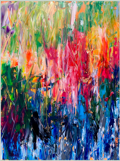 Angus Abraham painting