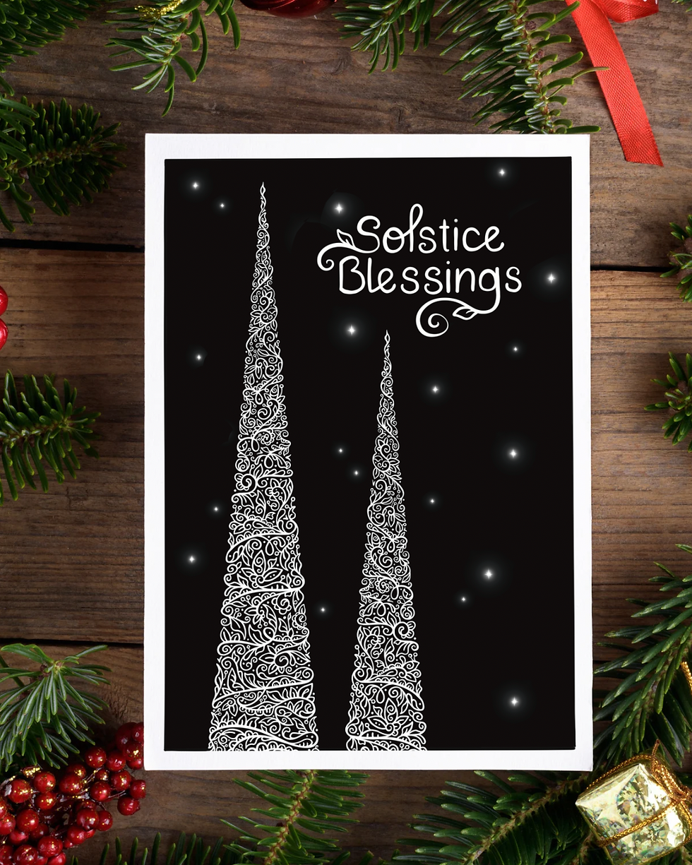 Solstice Blessings cards