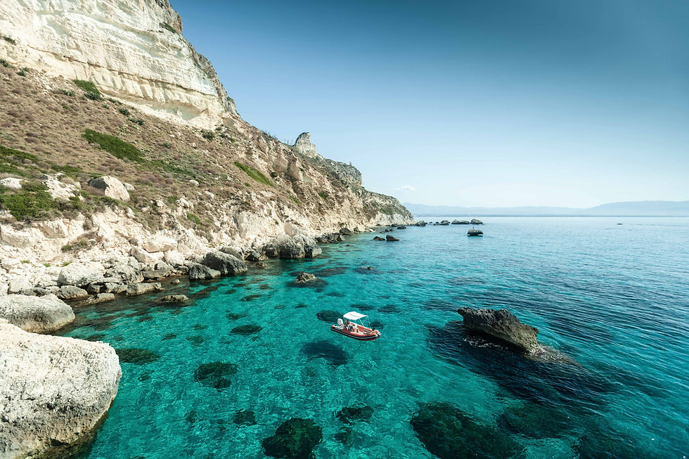 Boat trip cagliari
