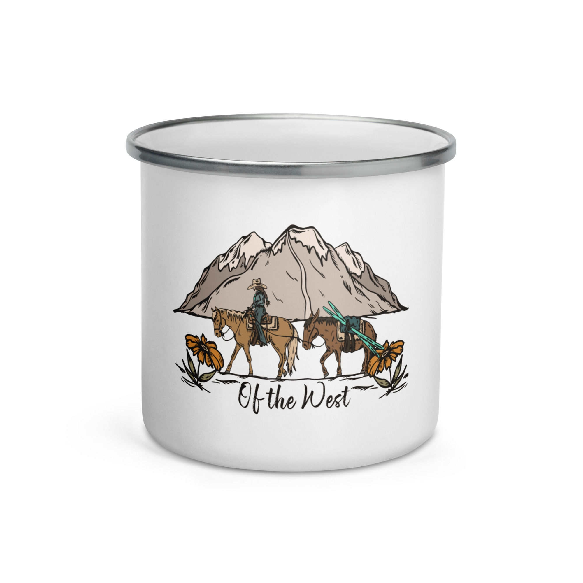 Giddy Up Enamel Mug