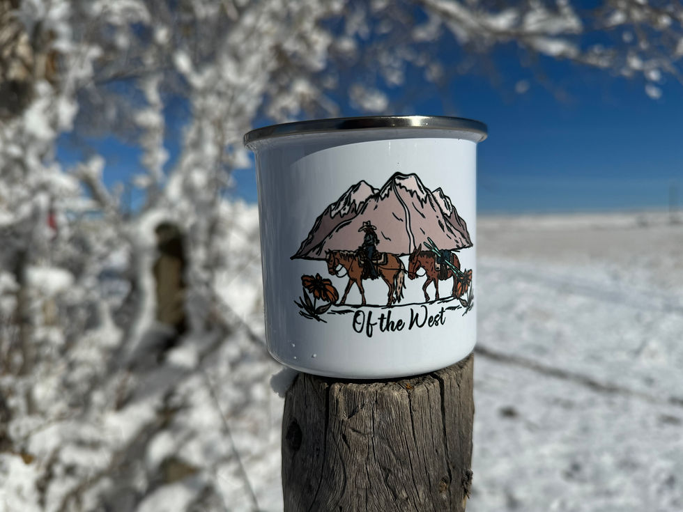Thumbnail: Giddy Up Enamel Mug