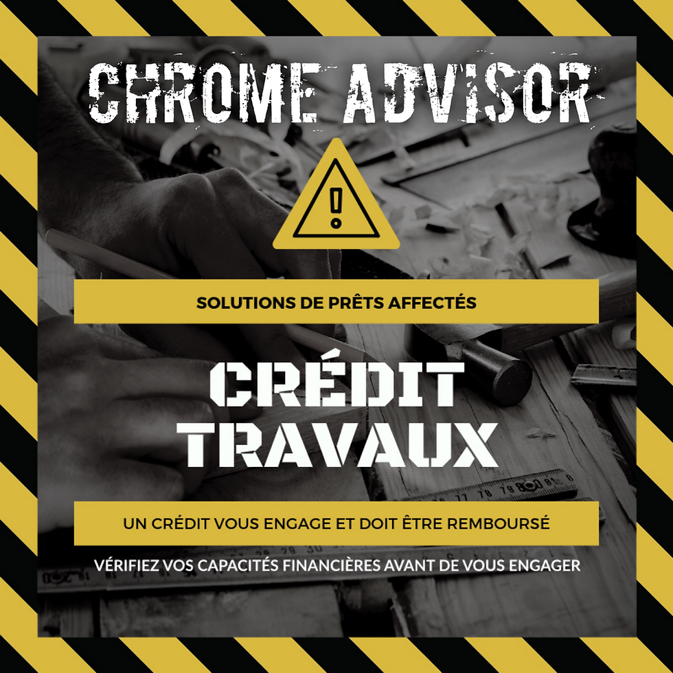 Crédit Travaux à partir de 0.90% TAEG fixe