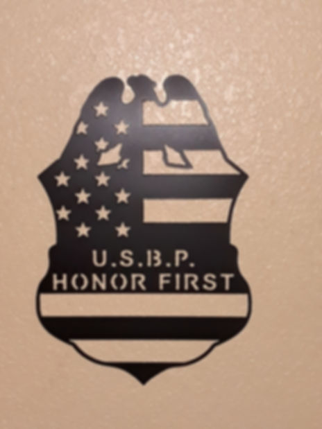 16" BP Badge Honor First 