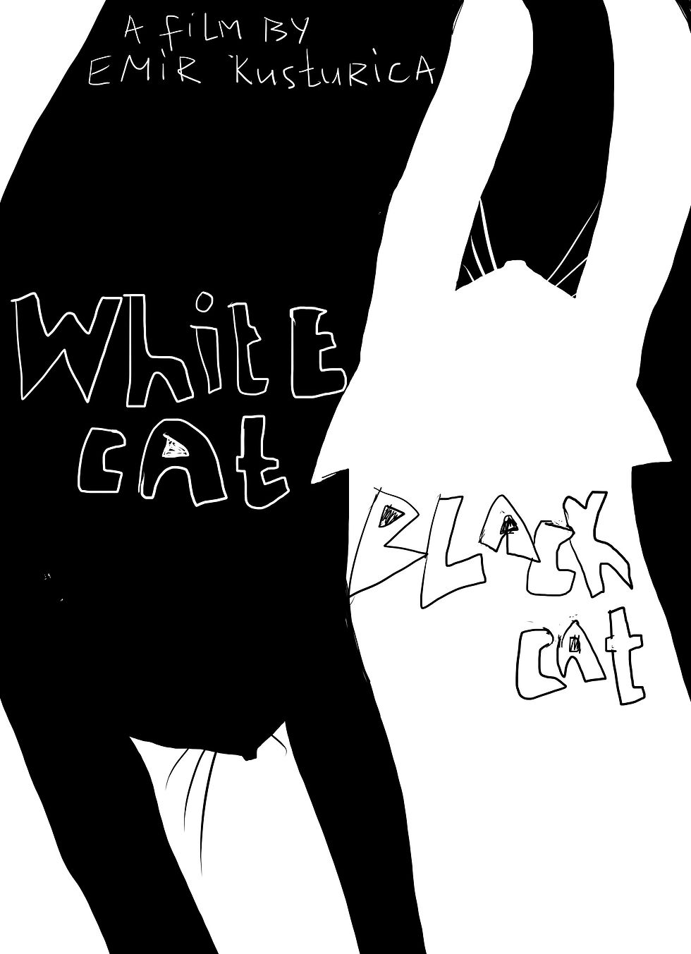 Black cat white cat