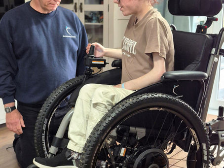 A new wheelchair for Carmella