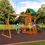 Thumbnail: Backyard Discovery Tucson Cedar Wooden Swing Set