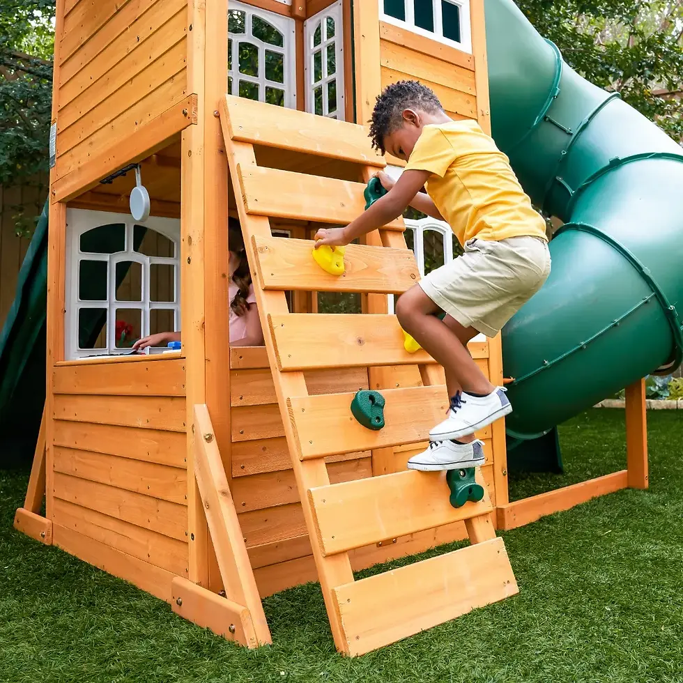 Thumbnail: Kidkraft Ridgemoor Perch Swing Set DIY Assembly