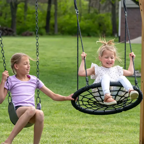 Thumbnail: Backyard Discovery Magnolia Falls Swing Set