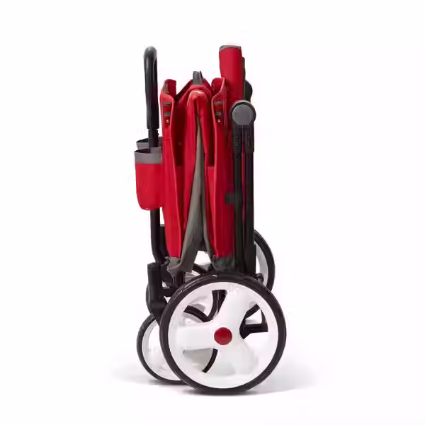 Thumbnail: Radio Flyer Convertible Kid & Cargo Stroller Wagon with Canopy