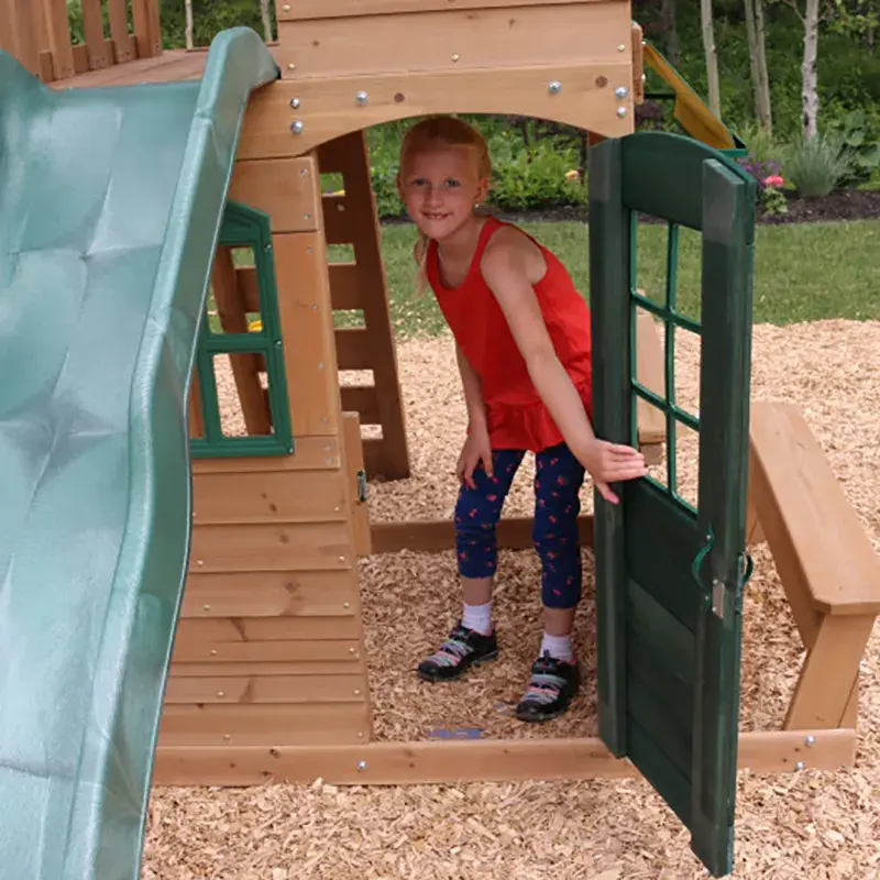 Thumbnail: Kidkraft Windale Wooden Swing Set