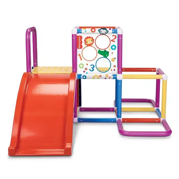 Thumbnail: Fisher-Price Climbing Jungle Gym Play Set with Toss Game
