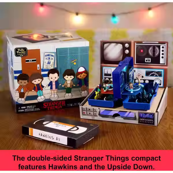 Thumbnail: Polly Pocket Collector Stranger Things Compact, Special Edition Dolls