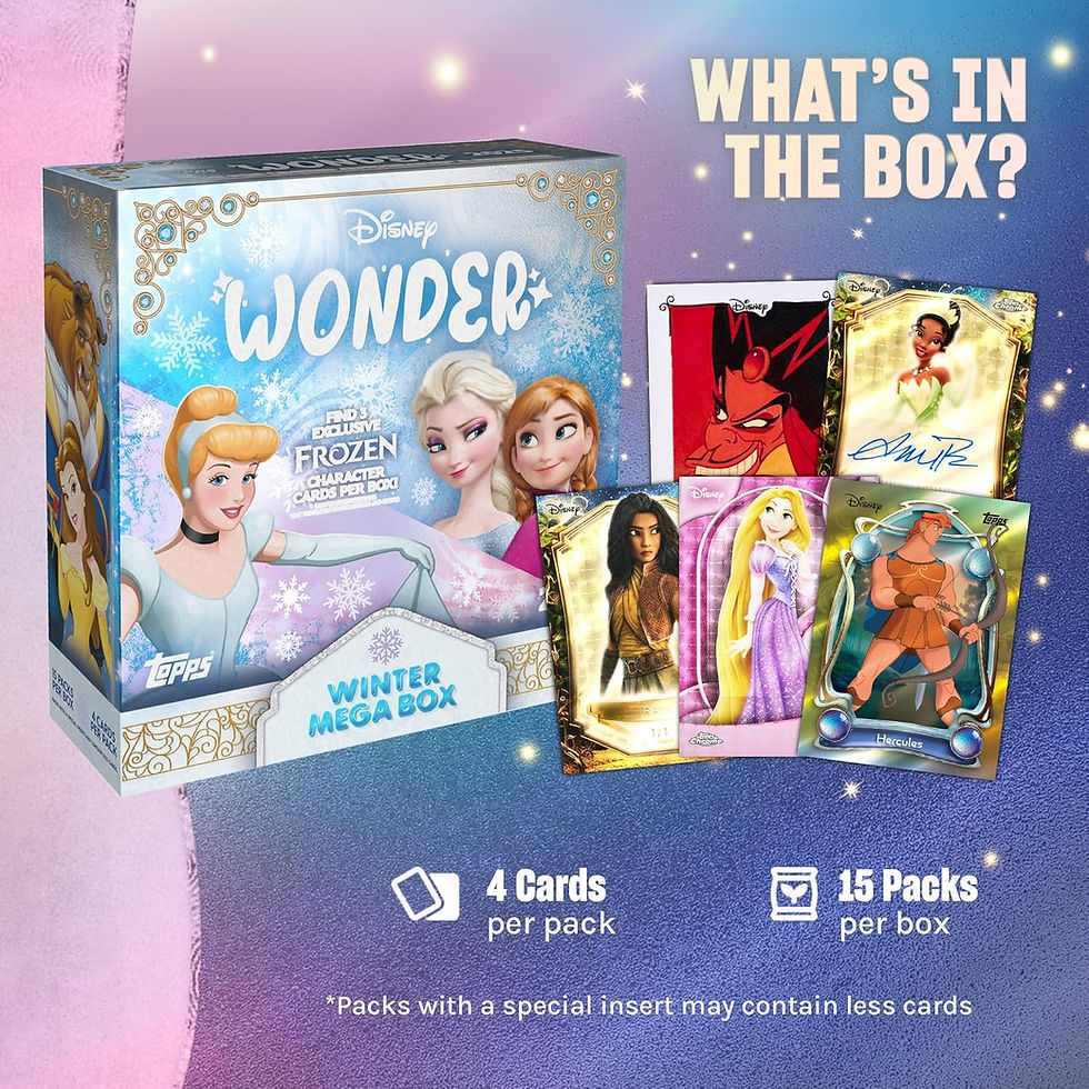 Thumbnail: Topps 2025 Disney Wonder Trading Card Winter Mega Box