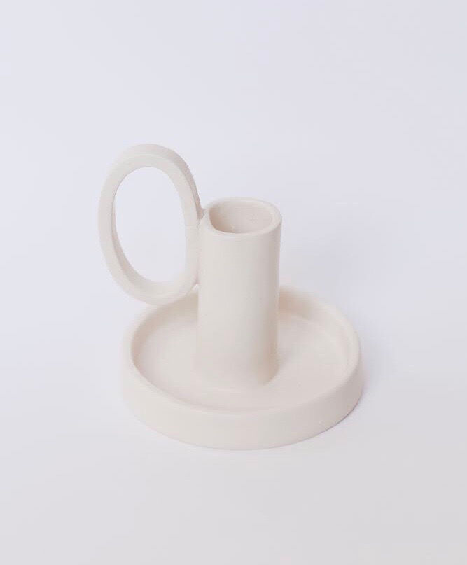 Miniatura: Portavelas de cerámica