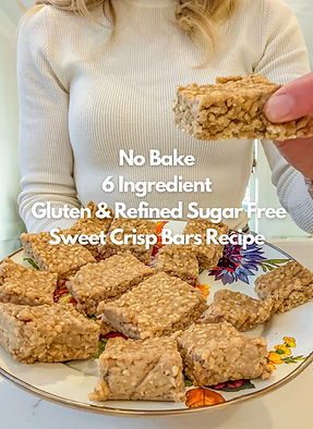 Gluten Free Refined Sugar Free Bars