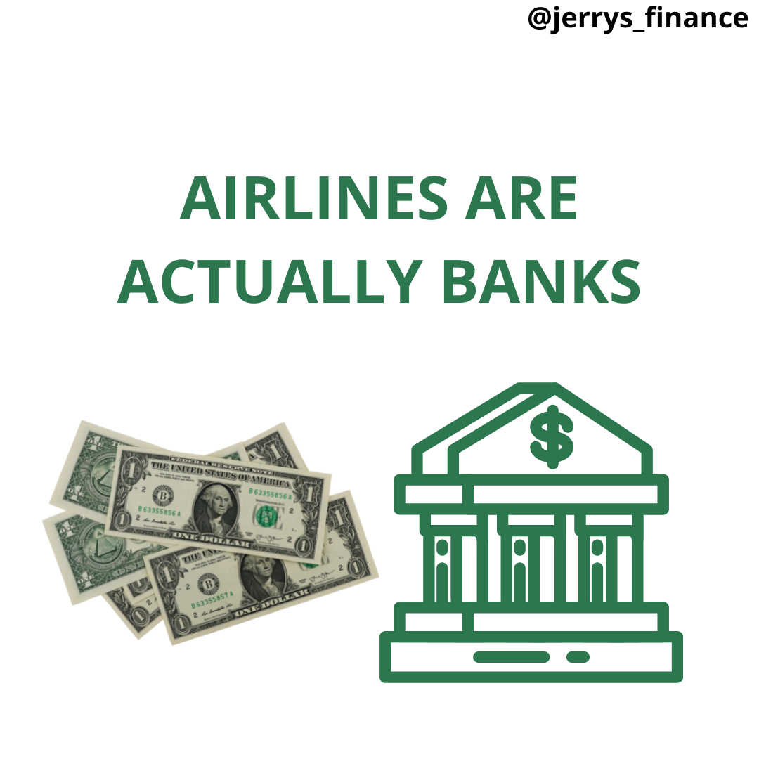 What!? Airline s are actually banks? How would that work? content media