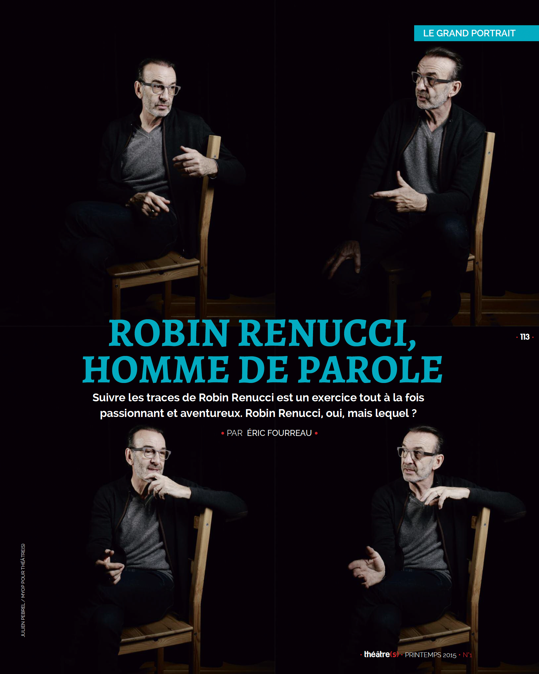 Robin Renucci - Grand portrait