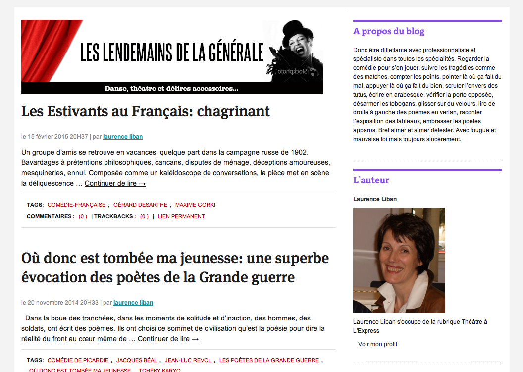 Les Lendemains de la générale