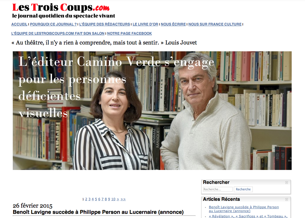 Les Trois Coups