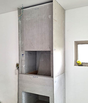 PRODUTOS - CHURRASQUEIRA PRONTA EM STEEL FRAME E PLACAS CIMENTÍCIAS COM ISOLAMENTO TERMICO