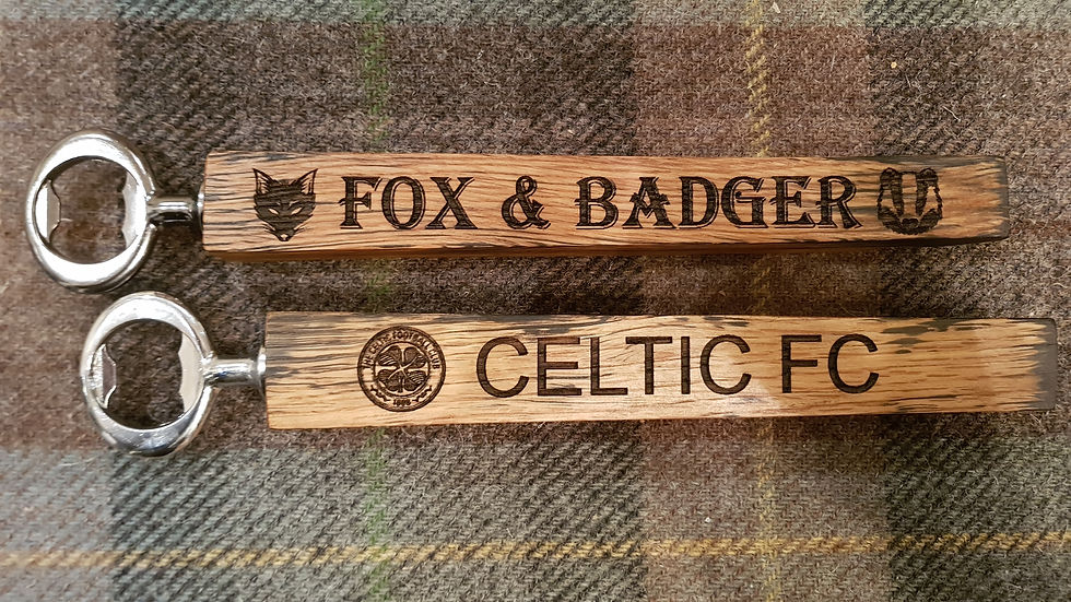 Thumbnail: Oak Stave Bottle Opener - laser options