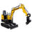 Thumbnail: 200mm Narrow Bucket Attachment for TYPHON Mini Excavators USA