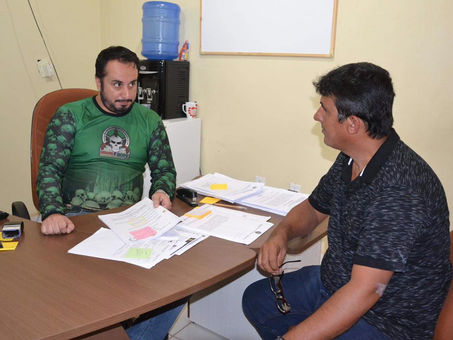 Prefeito visita delegado da polícia civil para firmar parcerias