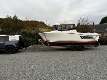 merry fisher 695 sur remorque