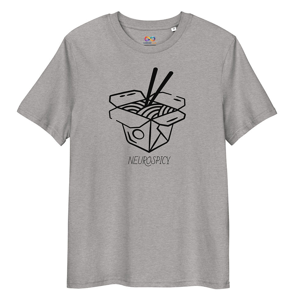 Thumbnail: Neurospicy Unisex Adult Organic Cotton Tee