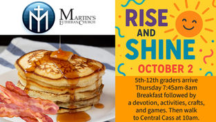 Rise and Shine – October 2nd