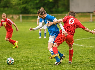 Der Kampf für die Fußball-Spielball